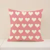Funda de Almohada Temática de Amor para el Día de San Valentín Transfronteriza, Poliéster, Resistente a las Manchas, Transpirable, Cojín Cómodo, Decoración de Ambiente para el Hogar, Cojín de Sofá