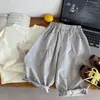 Pantalones para Niños Bangcheng 2026 Primavera Nuevos de Moda Estilo Coreano Color Sólido Sueltos Casuales Elegantes Largos para Niños