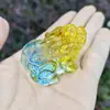 Esmalte de color cristal valiente fortuna decoraciones oficina hogar escritorio apertura feng shui artesanías pequeños adornos venta al por mayor
