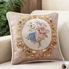 Funda de Almohada Jacquard Tradicional Elegante de Alta Precisión China Francesa Americana Transfronteriza Núcleo de Almohada Cojín Comercio Exterior Al por Mayor