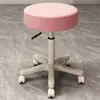 Salão de Beleza Barbeiro Banqueta Cabelereiro Manicure Maquiador Banqueta de Trabalho Grande Roda Cadeira para Casa Giratória de Maquiagem