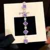 ¡Cristales de Colores Azucarados! Pulsera con Broche de Flor de Circonita Deslumbrante, Lujosa y Sofisticada, Accesorio de Mano de Nicho Fresco y Versátil