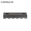 Tira de Riel Keymod de 5 Ranuras Soporte de Aleación de Aluminio de 5 Ranuras Base de Clip para Mira Ancho de Base 21mm Base de Mira de Soporte