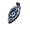 Pendente Ruyi de jade verde escuro natural colar masculino e feminino pingente estilo étnico vintage pingente de casal boutique atacado