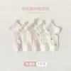Fábrica de Calcetines Laibo Xy511 Nuevo Estilo de Verano Calcetines para Niños Calcetines de Burbujas Rosas Florales Calcetines de Malla