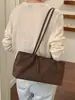 Yue Zi 2026 Otoño Temprano Nueva Moda Bolso Versátil de un Hombro Casual Simple Gran Capacidad para el Trabajo Bolso de Mano Texturizado