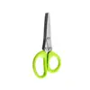 Tijeras Multicapa de Acero Inoxidable Yangjiang, Tijeras Mini de Tres y Cinco Capas para Cortar Puerros, Verduras y Tijeras Multiusos para Cebolla Verde