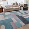 Tapete Decorativo Xadrez para Sala de Estar e Quarto Temu Venda Quente Transfronteiriça Imitação de Caxemira Fundo Lavado Capacho de Entrada