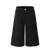 Pantalones Holgados de Pierna Ancha de Cinco Puntos para Hombre Pantalones Deportivos Street Trendy Vibe Americano Deportivo Casual con Cordón Pantalones Cortos de Verano