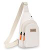 Nova bolsa de peito feminina, bolsa leve de tecido Oxford, estilo coreano, bolsa de ombro esportiva casual, mochila crossbody para todos os tipos de peito