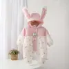 Ropa de Bebé Elegante Chaqueta Cortavientos de Princesa Primavera y Otoño Nuevo Body de Bebé Ropa de Exterior Mono Moderno