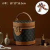Nuevo Bolso Cubo Maillard Grande Estuche Cosmético Tridimensional Impermeable Bolsa de Maquillaje Bolso Multifuncional de Gran Capacidad para Mujer