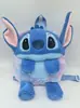 Nueva Bolsa de Muñeco Stitch Mochila de Gran Capacidad Mochila de Peluche Mochila de Dibujos Animados para Estudiante Mochila de Muñeco Suave y Lindo
