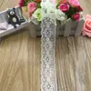 Accesorios de encaje sin elástico para ropa suministro en stock ancho 310# 3.8