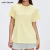 Top Casual Masculino Lyocell Simples Solto Manga Curta Gola Redonda Roupa para Corrida Fitness Yoga Camiseta D26088