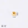 Accesorios Yiwu Venta Caliente Transfronteriza Aleación Accesorios para Joyería DIY Colgante Dorado Brillante Collar Pulsera Colgante Corazón Estrella