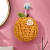Toalla de Mano de Chenilla Festiva y Creativa con Temática de Frutas, Tipo Colgante, Absorbente, Secado Rápido, Toalla de Mano Engrosada, Pañuelo