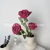 Rosa Simulação Floyd Rose Simulação Buquê Flor Pequena Alto Padrão Realista Atravessar Fronteiras Atacado Flores Artificiais