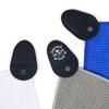 Toalla de golf con accesorios magnéticos para deportes al aire libre, toalla de golf de microfibra con clip magnético.