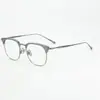 Gafas de Cejas Nuevo Marco de Gafas de Titanio Puro Ultraligero Artefacto de Maquillaje Sencillo Marco de Gafas para Hombre y Mujer Marco de Gafas Cuadrado