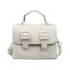 Bolsos Texturizados de Alta Gama para Mujer 2024 Nuevo de Moda Tendencia Bolso de Mano Pequeño Cuadrado Elegante Color Bloqueado Bolso de Hombro Individual Cruzado