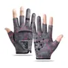 Guantes de Pesca, Sin Dedos, Antideslizantes, Equipo de Pesca con Mosca de Tres Dedos, Guantes de Equipo de Pesca para Exteriores