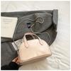 Bolso de Cubo Leopardo de Mano de Nicho de Alta Gama Extranjero 2024 Bolso de Hombro de Moda Retro Nuevo Otoño e Invierno Estilo Coreano para Mujer