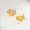 Broche de Conexión Flor de la Riqueza, Mariposa Dorada Arena, Nudo de Bambú Ruyi, Broche de Cierre para Pulsera de Hanfu Qipao, Cierre de Extremo de Pulsera DIY al por Mayor