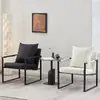 Silla de Negociación Estilo Nórdico Hogar Sala de Estar Dormitorio Oficina Hierro Forjado Sofá Perezoso Silla de Lujo Ligero Silla de Sofá Individual