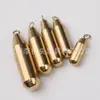 5 peças de pingente de cobre com argola giratória acessórios de pesca contrapeso pingente de cobre latão equipamento de pesca luya acessórios de pesca
