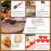 Acessórios para Air Fryer Forma de Silicone para Assar Forma Quadrada para Bolo Forma Quadrada para Assar Tapete de Isolamento Forma para Assar no Forno Forma para Assar