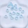 Contas de cerâmica vidrada em formato de coração contas soltas para colar pulseira pingente joias tecidas à mão acessórios diy