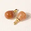 Ágata Natural Original con Patrones Florales, Conector de Tres Vías Cabeza de Buda Cuentas Sueltas Accesorios DIY Productos Nuevos Joyería y Manualidades Versátiles
