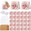 Venta Caliente Transfronteriza Rosa Plegable de Bolsillo Mini Lupa Portátil Espejo de Maquillaje Espejo Pequeño Set de Regalo