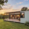 Vendas Diretas da Fábrica Estrutura de Aço Container Casa Modular Reforma Apartamento Pequeno Apartamento de Um Quarto Design de Habitação Integrada Construção
