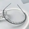 Especial internacional para faixa de cabelo ondulada masculina e feminina faixa de cabeça coreana invisível tendência esportiva franja grampo quebrado atacado