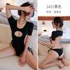 Noche larga lencería sexy sexy mameluco transparente pijamas pasión de mujer uniforme tentación traje de deseo puro 1421