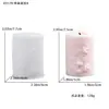 Molde de gota de pegamento DIY triunfante panal cilíndrico relieve vela aromaterapia molde de silicona adornos de vela para el hogar