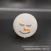 Decoración Navideña de Venta Caliente Transfronteriza, Bola Emoticono, Bola para Aliviar el Estrés de Mano, Bola de Muñeco de Nieve de PU de 4 cm