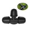 47 conectores de tubo capilar para irrigação por aspersão, gotejador, aspersor de irrigação agrícola, tubo de irrigação por gotejamento para jardim e acessórios de irrigação por gotejamento