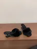 Temperamento Punta Cuadrada Calzado de Exterior 2026 Sandalias de Cuña de Una Tira Pantuflas de Piel Francesa para Mujer Zapatos de Punta Abierta Nuevas Pantuflas Otoño Invierno