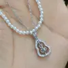 Venda quente nova corrente simples curta para clavícula com zircônia banhada a platina cor que preserva não desbota estilo colar lote misto