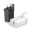Cargador de Teléfono Móvil de Carga Rápida Pd30W con Patas Plegables Estándar Británico 5V3A Adecuado para Carga Inalámbrica