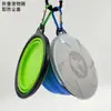Bol Plegable de Silicona para Mascotas Tamaño Pequeño y Grande Plato para Gato Perro Bol Portátil para Perro al Aire Libre Comedero para Mascotas Fuente de Mercancía Transfronteriza