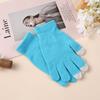 Guantes Tejidos con Pantalla Táctil con Estampado de Pegamento para Otoño e Invierno para Hombre y Mujer Exterior Adulto Cálido Color Puro Guantes de Pantalla Táctil Logotipo
