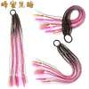 Pelucas Trenzadas de Colores Estilo Europeo y Americano, Coletas de Color Degradado, Trenzas de Espiga de Celebridades de Internet, Trenzas de Boxeadora de Tres Hebras para Discoteca