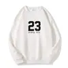 Outono e Inverno Novo Design Americano de Nicho com Estampa Digital Moda Versátil Roupa de Exterior Casual Estilo Esportivo Moletom Solto para Mulheres