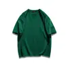 2025 Algodón de Fibra Larga de Xinjiang 180g Camisetas de Manga Corta de Color Puro para Hombre y Mujer Versátiles Ropa Casual de Manga Corta al Mayoreo