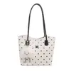 Bolso de Hombro Nuevo Estilo Coreano de Lunares Femenino Lindo Nicho Moda de Alta Gama Versátil para el Trabajo y los Viajes