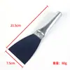 Suministro de fábrica cuchillo de masilla con mango de madera placa de acero engrosada raspador triangular decoración limpieza mango de plástico cuchillo de masilla con mango de madera venta al por mayor